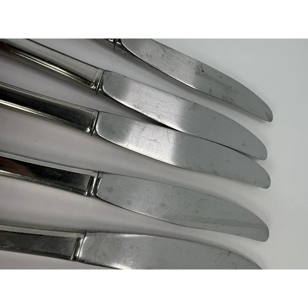 Oneida Patrick Henry Stainless Dinner Knives Lot Of 9 Replacements